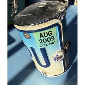 Connecticut Recycled License Plate Purse Barrel Style CT